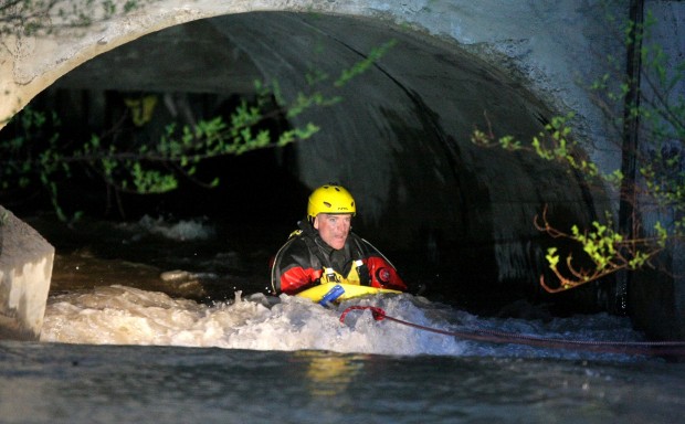Rescue from canal